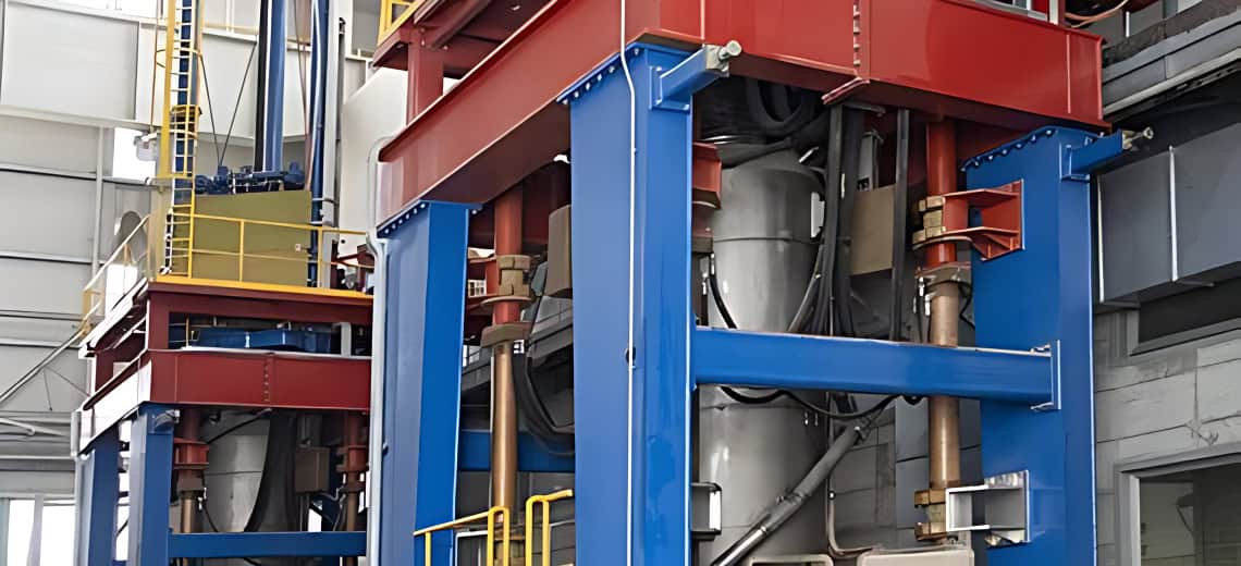Industrial machinery for manufacturing processes.